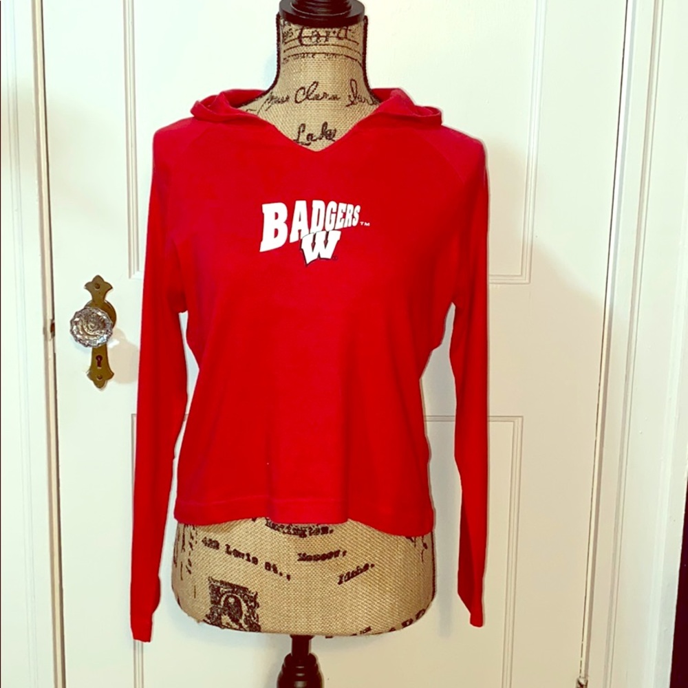 Wisconsin Badgers Long Sleeved Hoodie